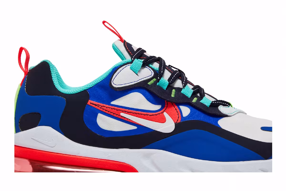 Nike Air Max 270 React GS Metallic Utopia Slate, view 3