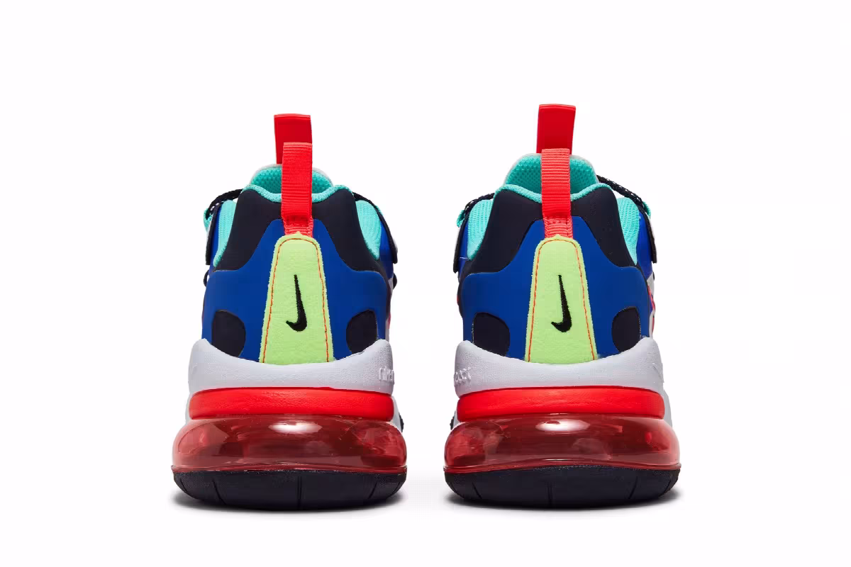Nike Air Max 270 React GS Metallic Utopia Slate, view 7