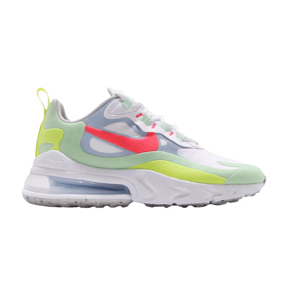 Nike Women's Air Max 270 React Regrind Soles - Cucumber Green