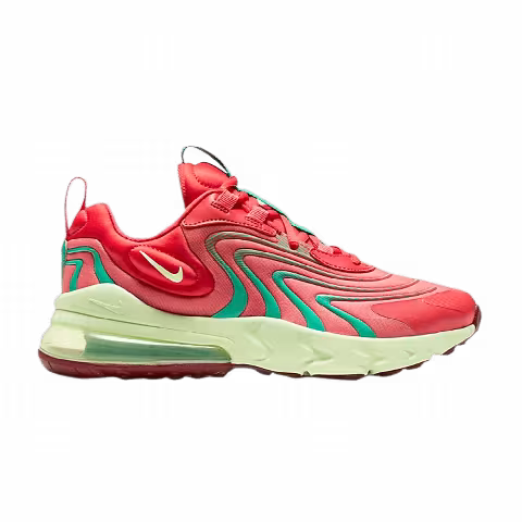 Nike Air Max 270 React ENG GS 'Track Red Neptune Green'
