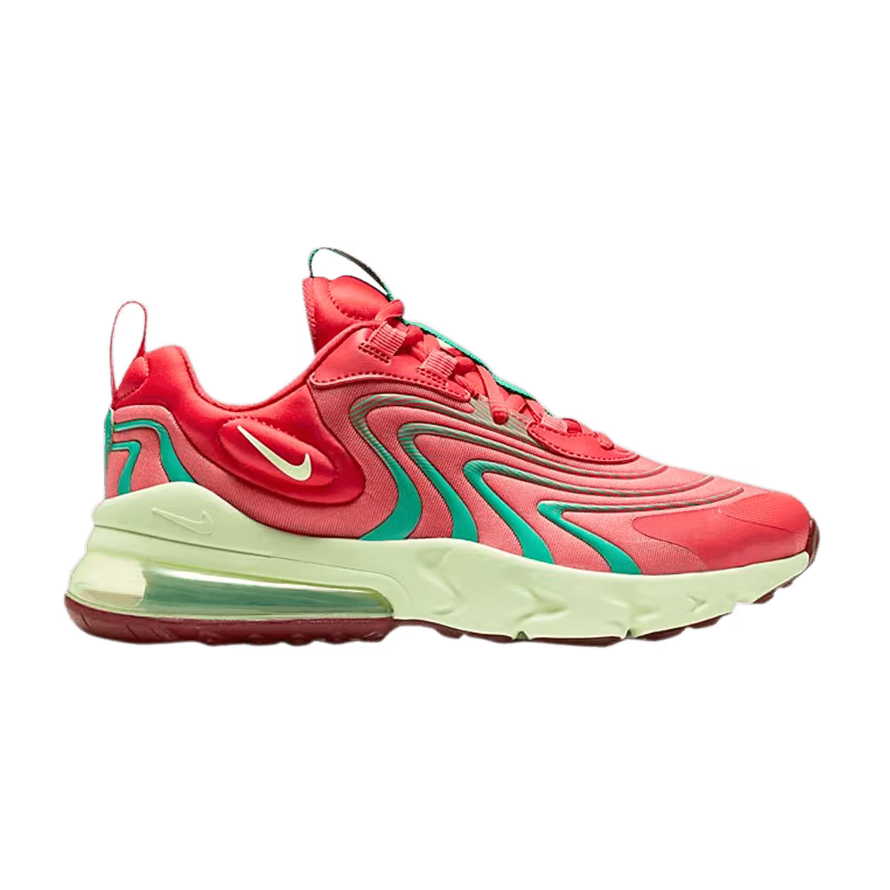 Nike Air Max 270 React ENG GS Track Red Neptune Green