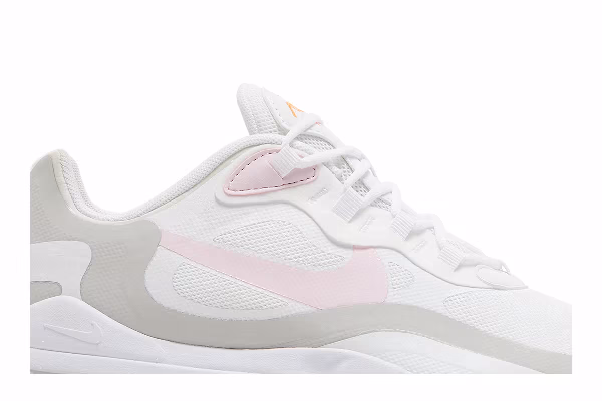 Nike Women's Air Max 270 React White Pink Foam, view 3