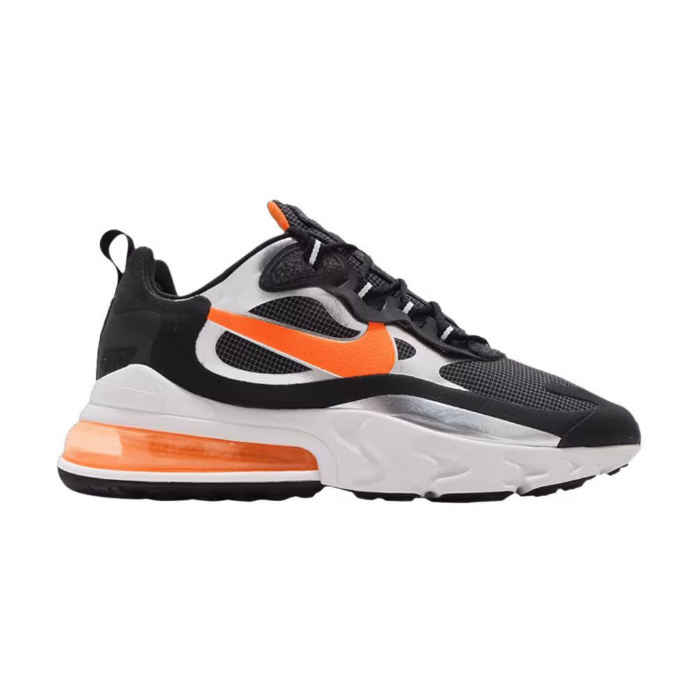 Nike Air Max 270 React Black Total Orange