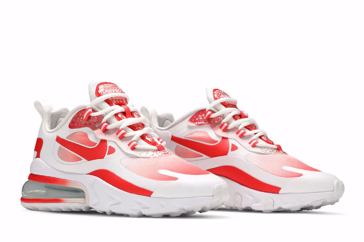 Nike Women's Air Max 270 React SE Bubble Wrap, view 9