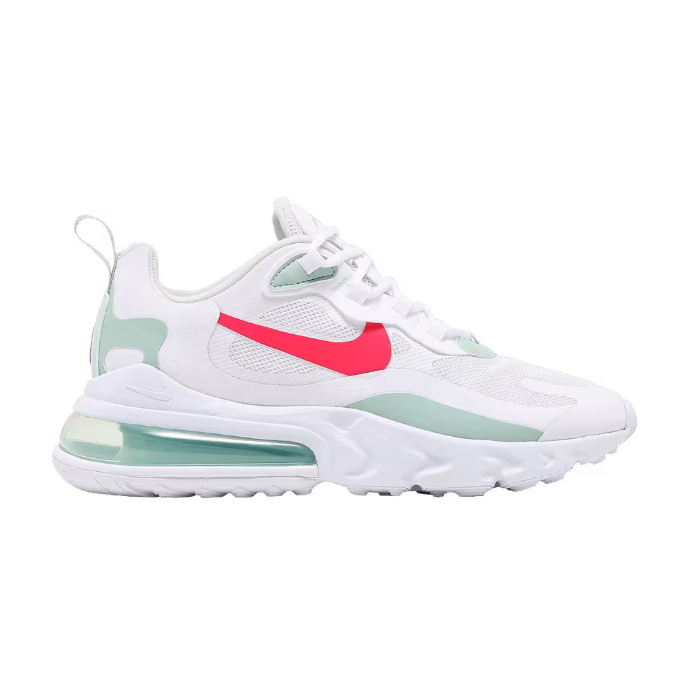 Nike Women's Air Max 270 React White Pistachio Crimson