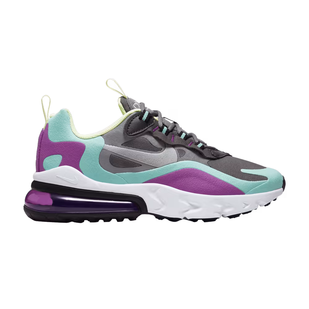 Nike Air Max 270 React GS Gunsmoke Aurora Violet