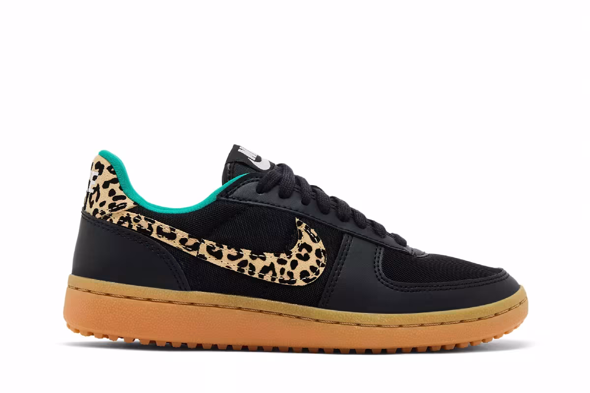 Nike Women's Field General 82 Leopard Print Pack - Black, view 2