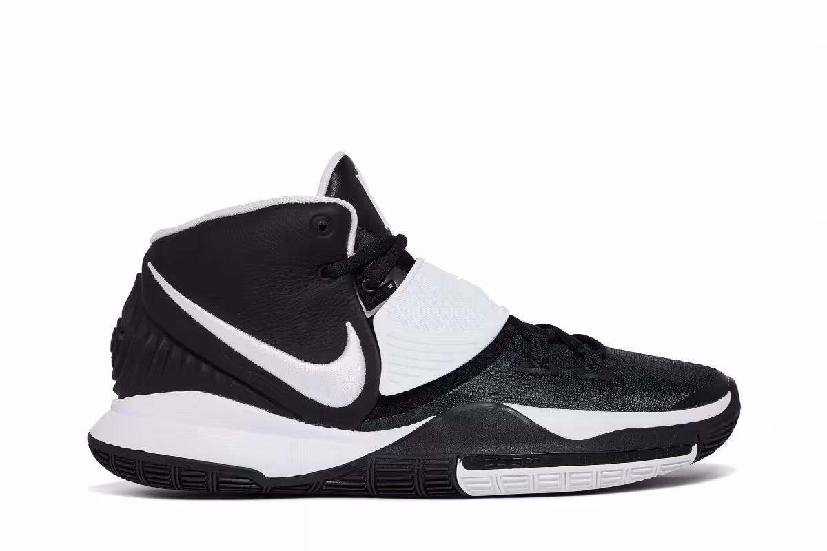 Nike Kyrie 6 TB Black White, view 2