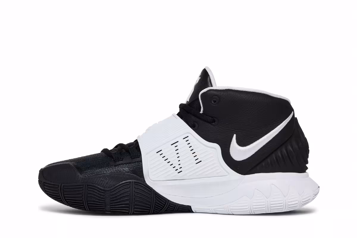 Nike Kyrie 6 TB Black White, view 4