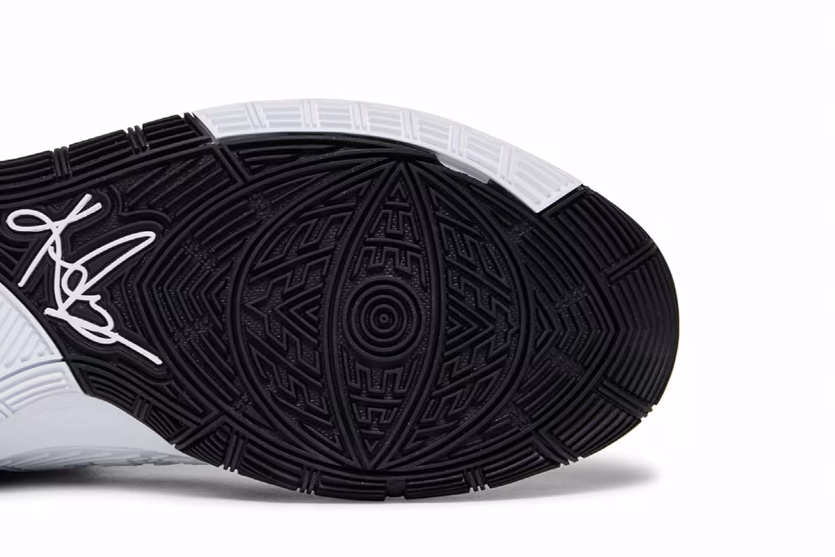 Nike Kyrie 6 TB Black White, view 6