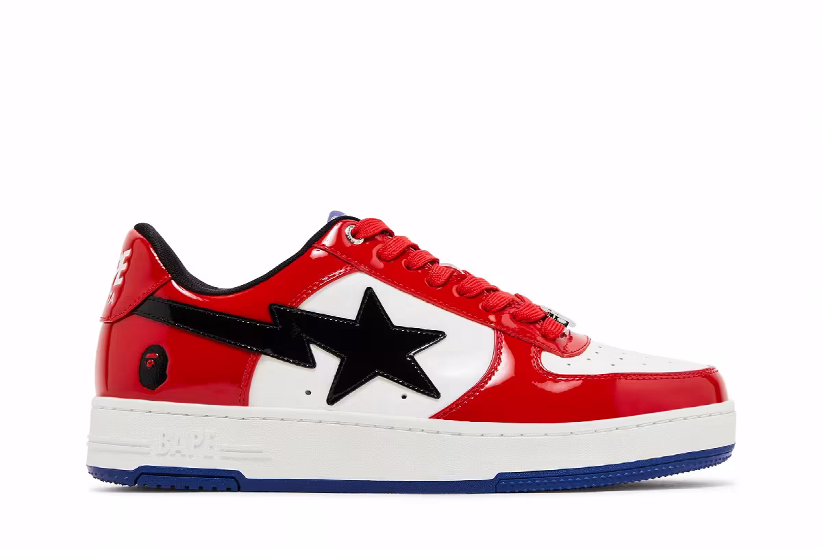 Bapesta #1 M2 Red Black, view 2