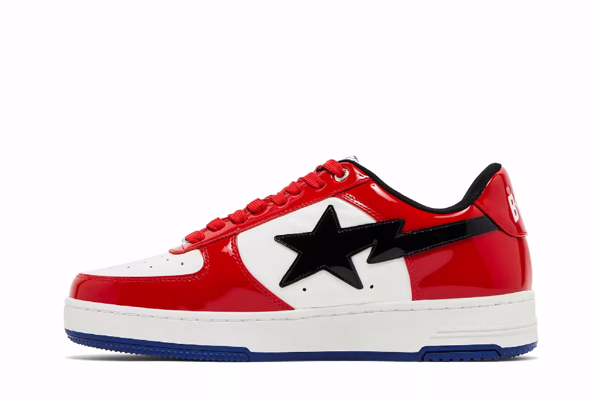 Bapesta #1 M2 Red Black, view 4