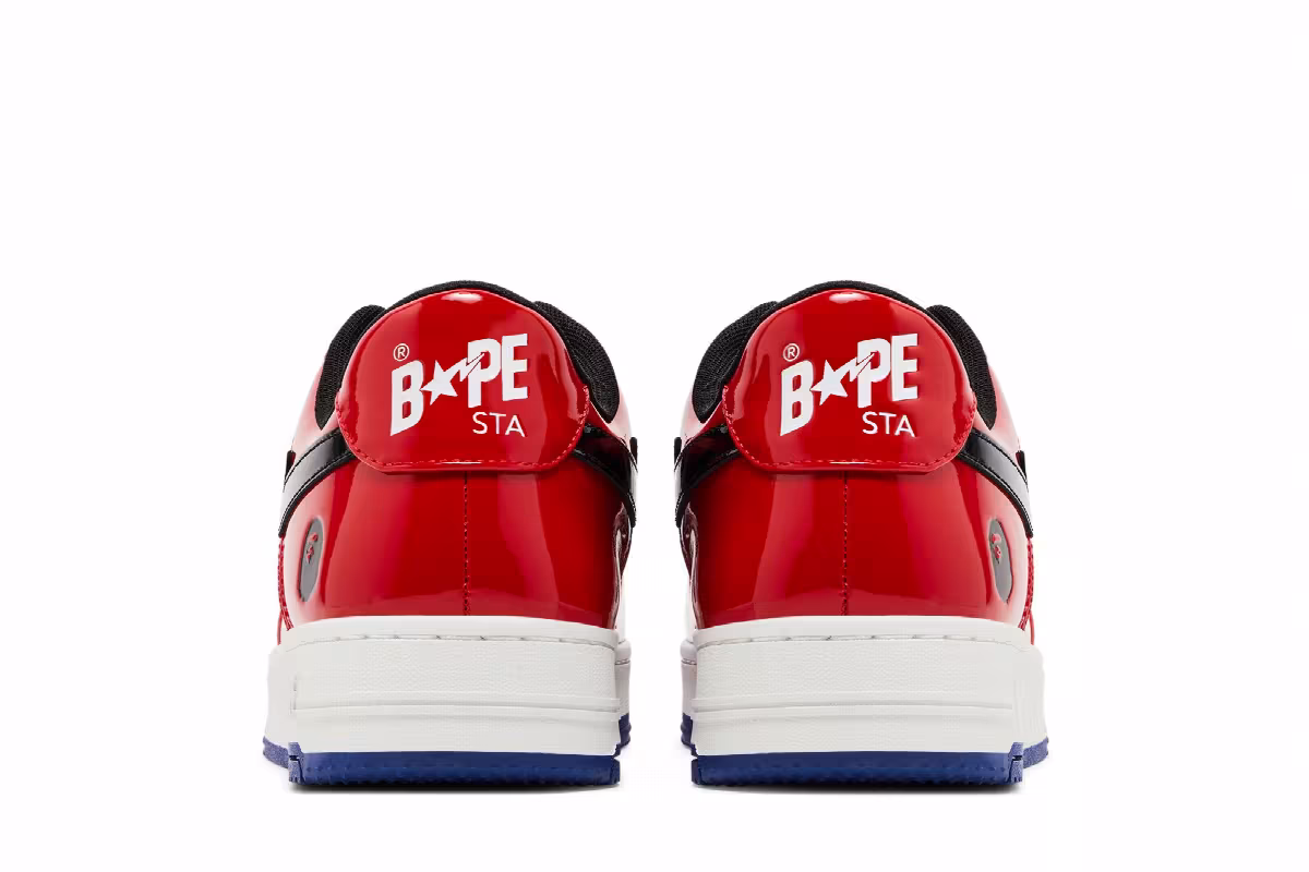 Bapesta #1 M2 Red Black, view 7