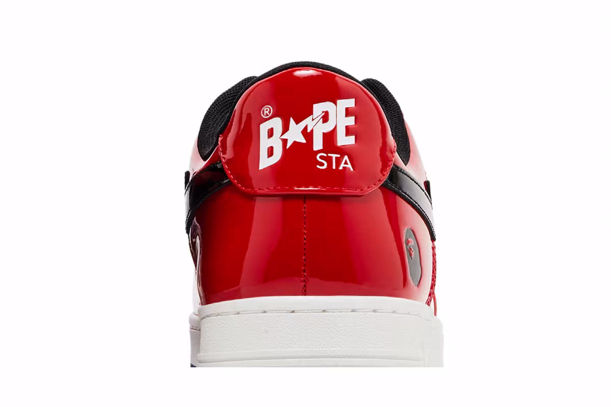 Bapesta #1 M2 Red Black, view 8