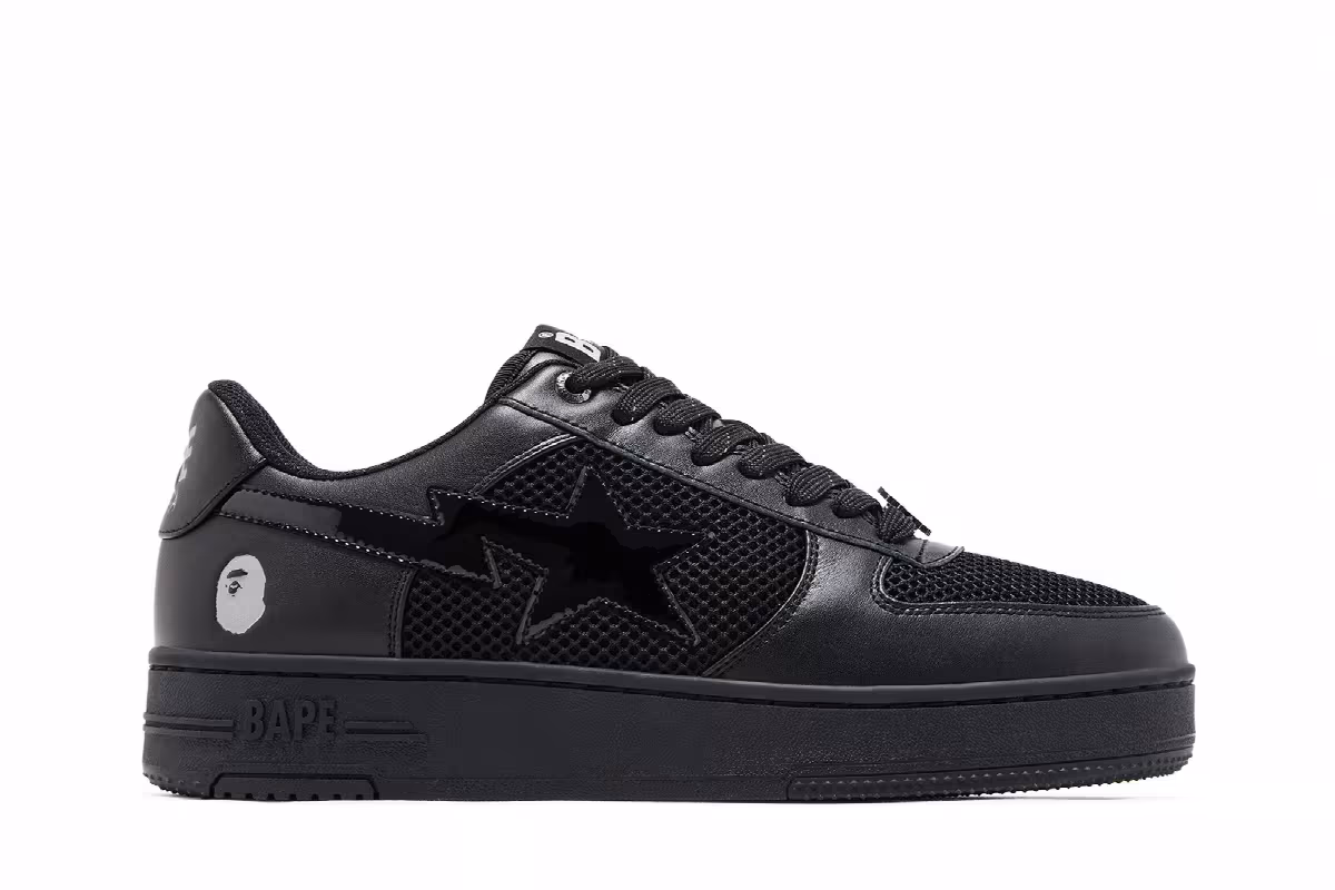GOAT Exclusive Bapesta Black, view 2