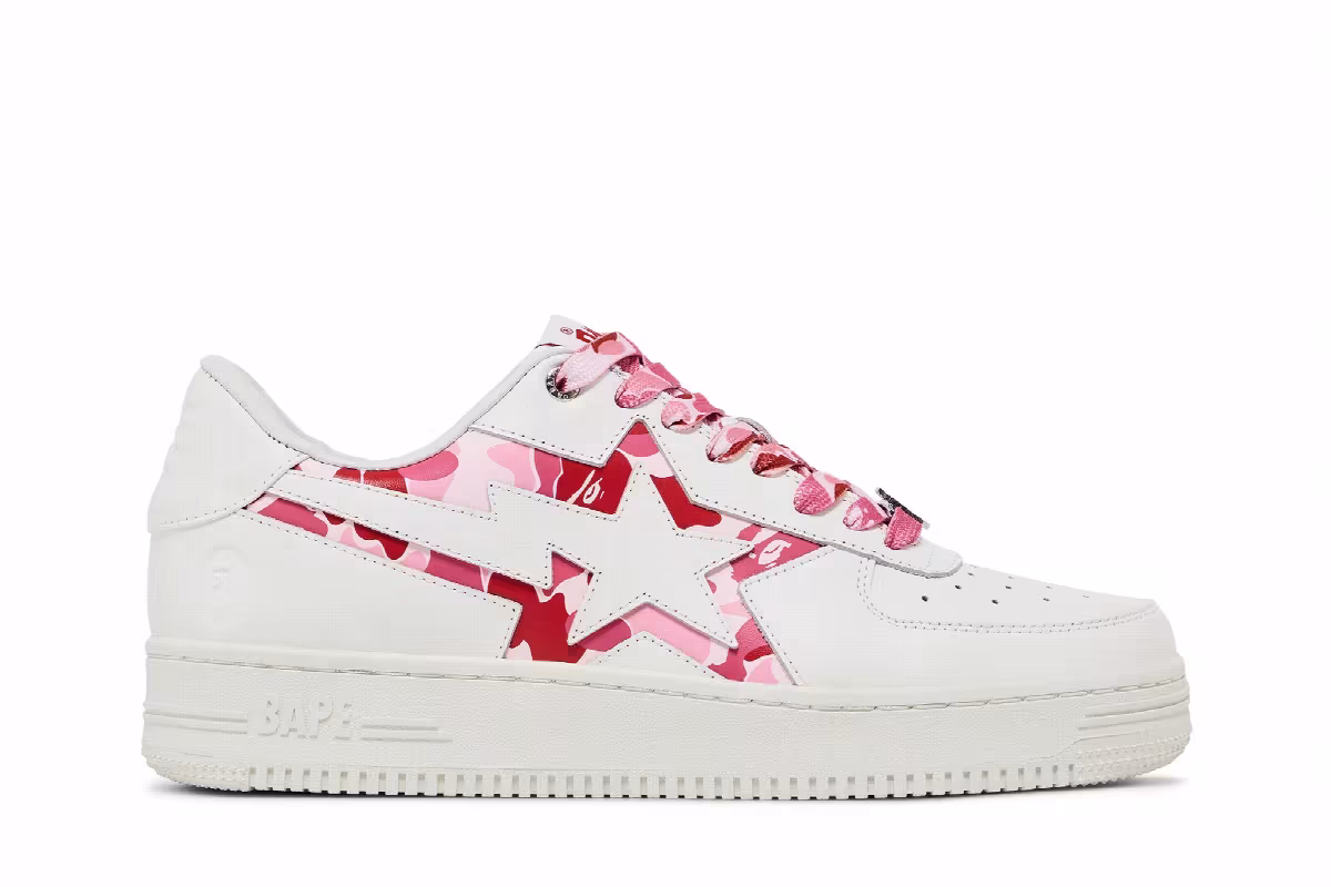 Bapesta Icon ABC Camo - Pink, view 2