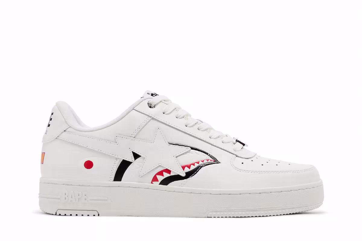 Bapesta Shark M2 White, view 2