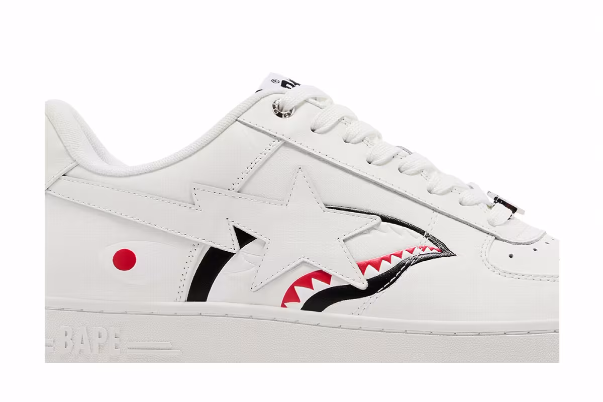 Bapesta Shark M2 White, view 3