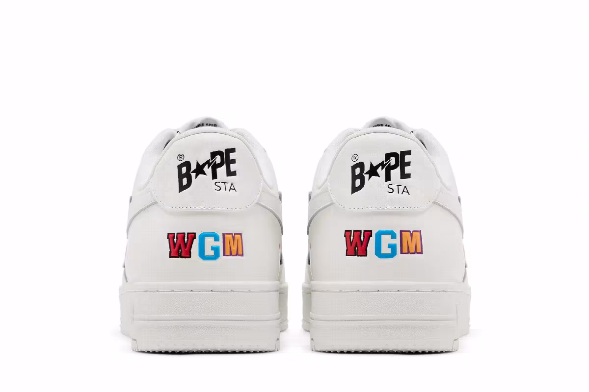 Bapesta Shark M2 White, view 7
