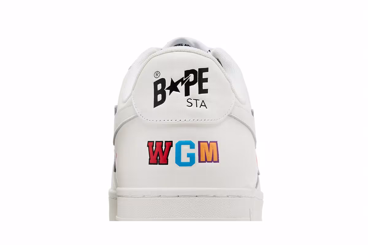 Bapesta Shark M2 White, view 8