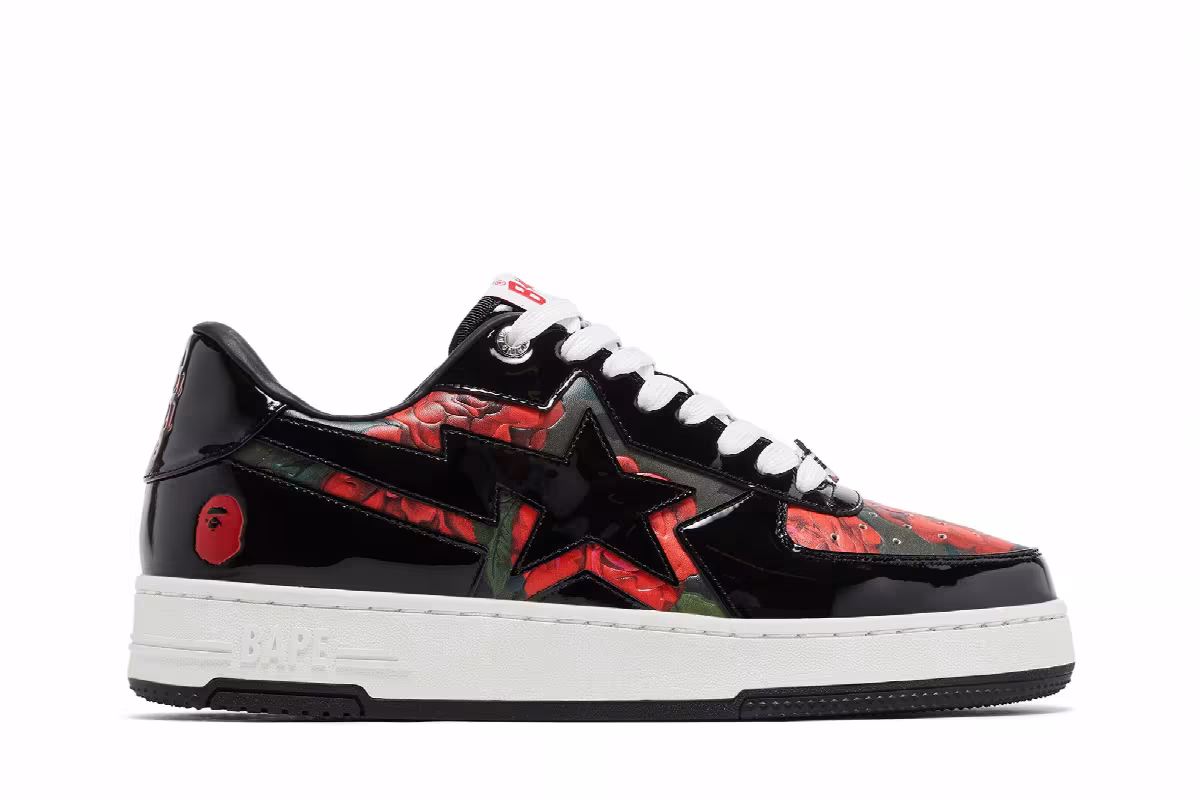 Anti Social Social Club x Bapesta Icon Black, view 2