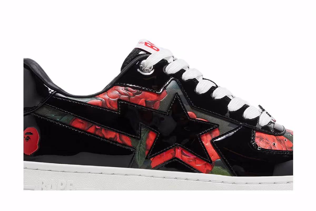 Anti Social Social Club x Bapesta Icon Black, view 3