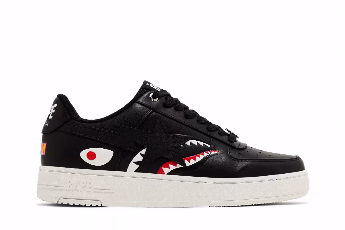 Bapesta Shark M2 Black, view 2