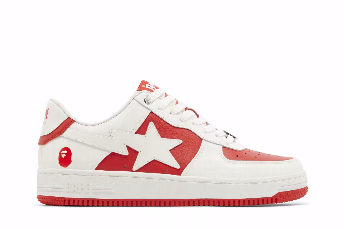 Bapesta #6 Patent Leather Pack - Red, view 2