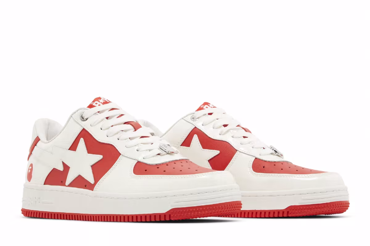 Bapesta #6 Patent Leather Pack - Red, view 9
