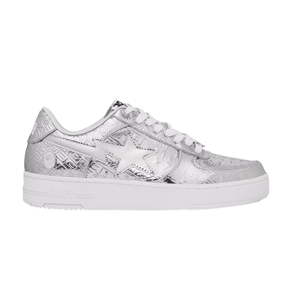 Bapesta #5 Silver Monogram