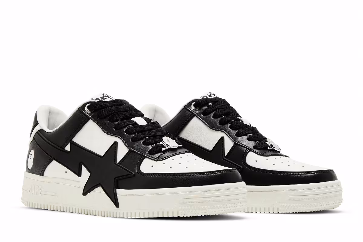 Women's Bapesta OS Black, view 9