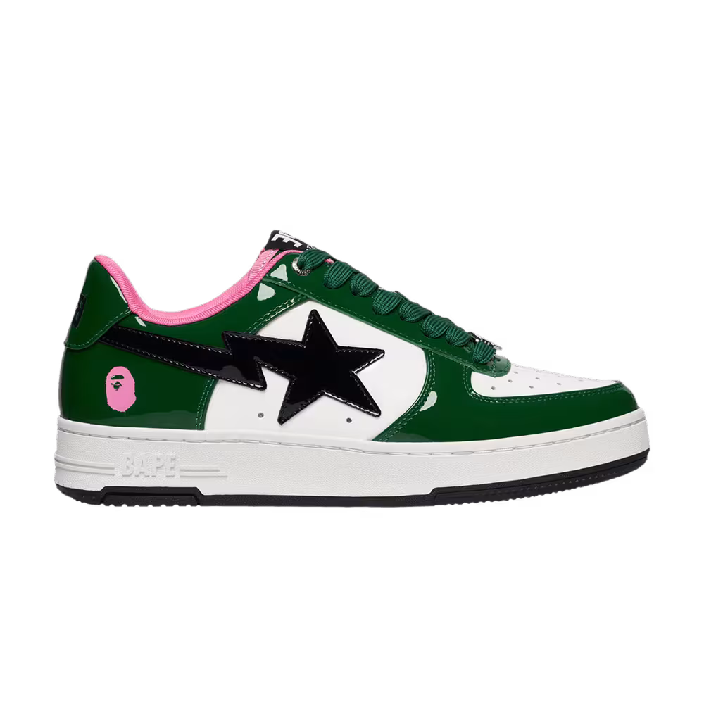 Women's Bapesta #1 Green Pink