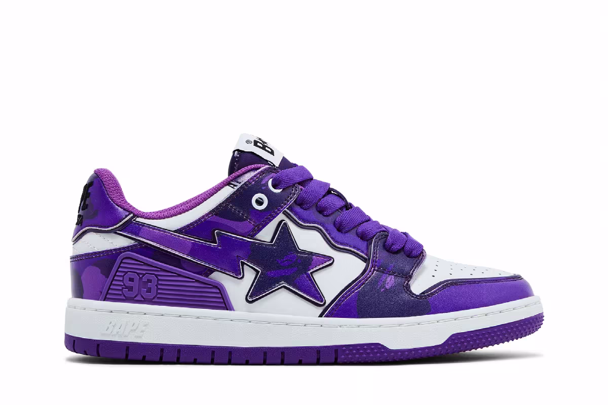 BAPE Sk8 Sta #1 M2 Purple, view 2