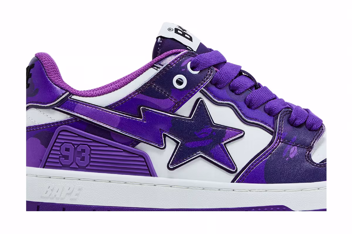 BAPE Sk8 Sta #1 M2 Purple, view 3