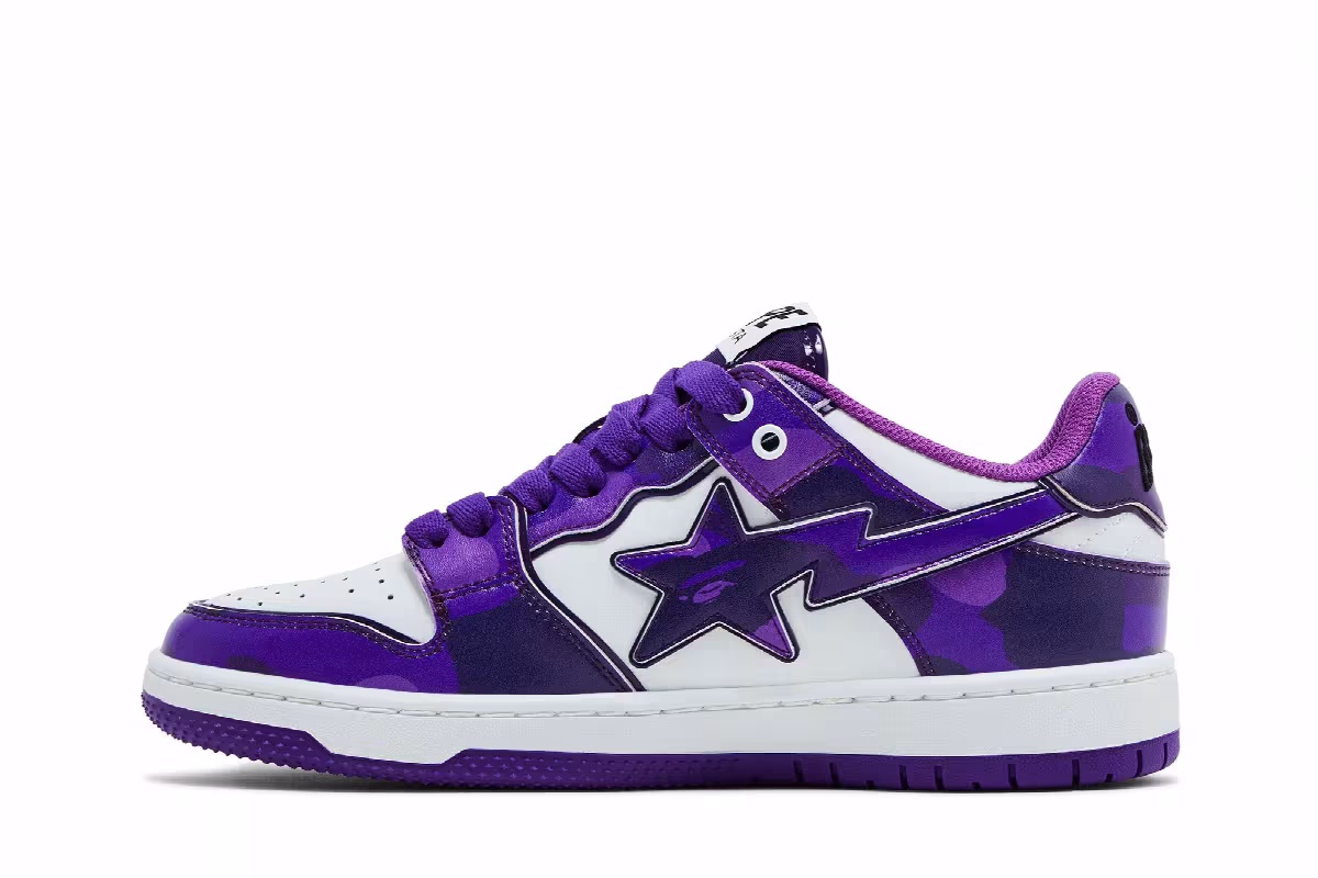 BAPE Sk8 Sta #1 M2 Purple, view 4