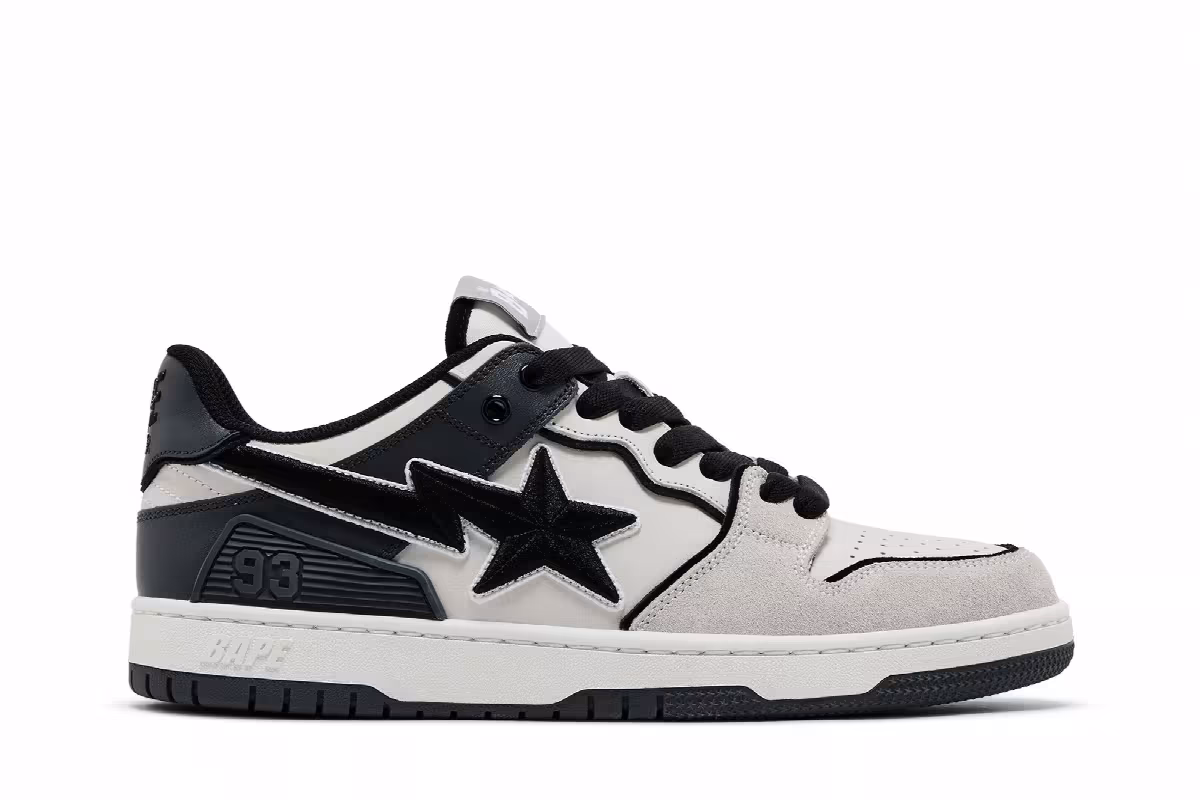 BAPE Sk8 Sta #5 Black, view 2