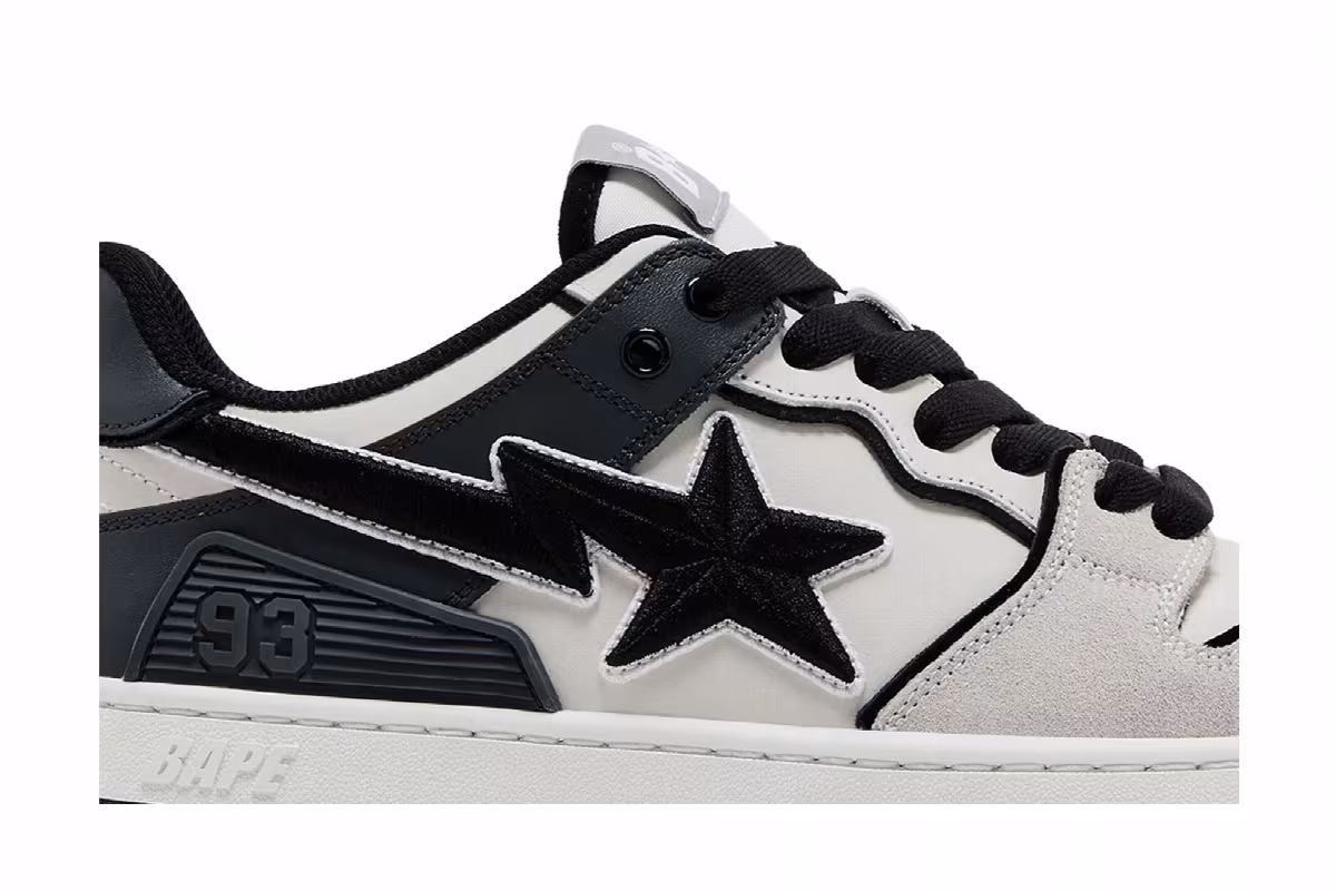 BAPE Sk8 Sta #5 Black, view 3