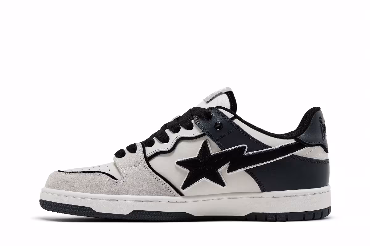 BAPE Sk8 Sta #5 Black, view 4