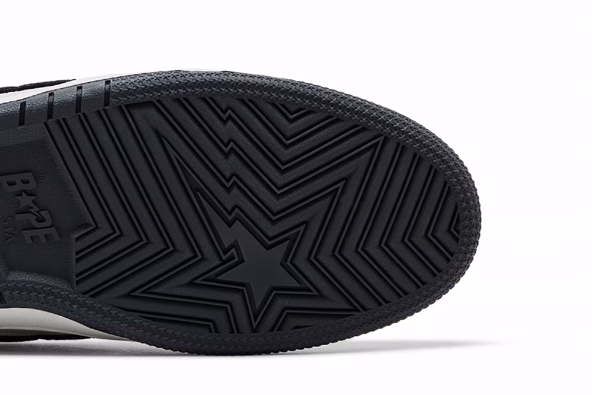 BAPE Sk8 Sta #5 Black, view 6