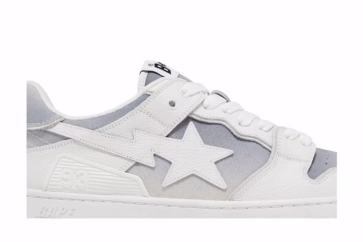 BAPE Sk8 Sta #4 White Gradient, view 3