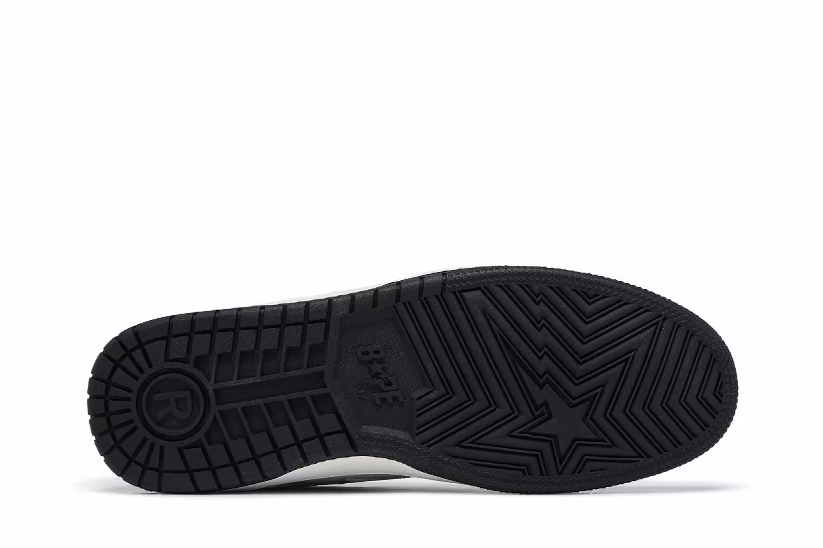 BAPE Sk8 Sta #4 White Gradient, view 5