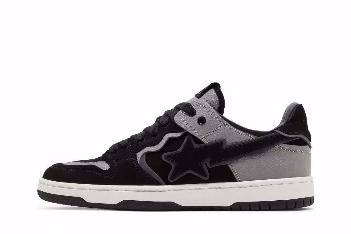 BAPE Sk8 Sta #6 Black, view 4