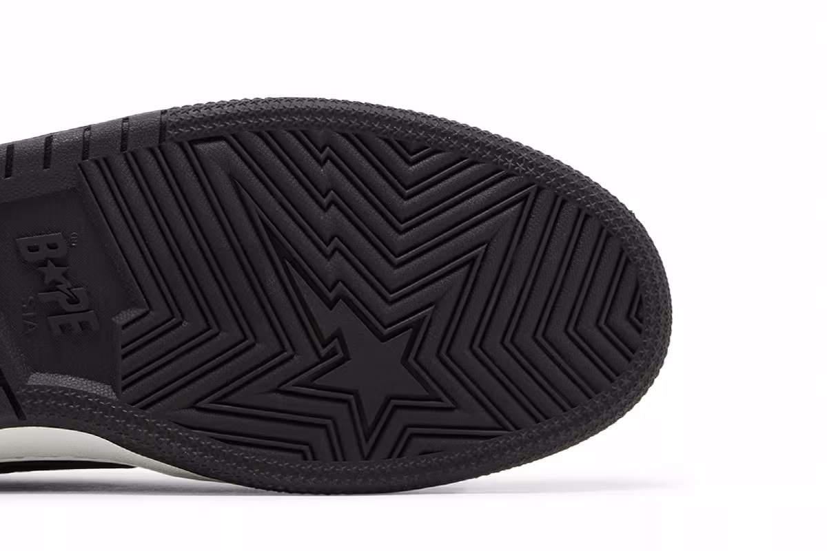 BAPE Sk8 Sta #6 Black, view 6