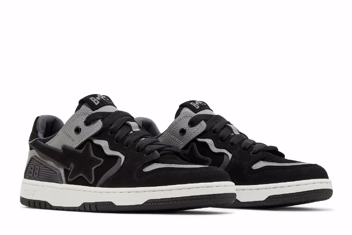 BAPE Sk8 Sta #6 Black, view 9