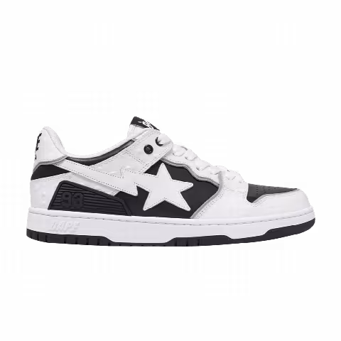 BAPE Sk8 Sta #1 'Faux Ostrich Leather Pack - Black'