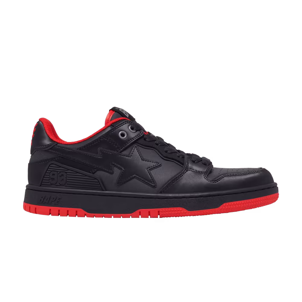 BAPE Sk8 Sta #4 Gray Red