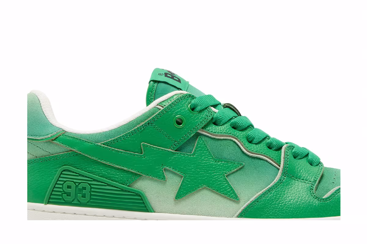 BAPE Sk8 Sta #4 Green Gradient, view 3