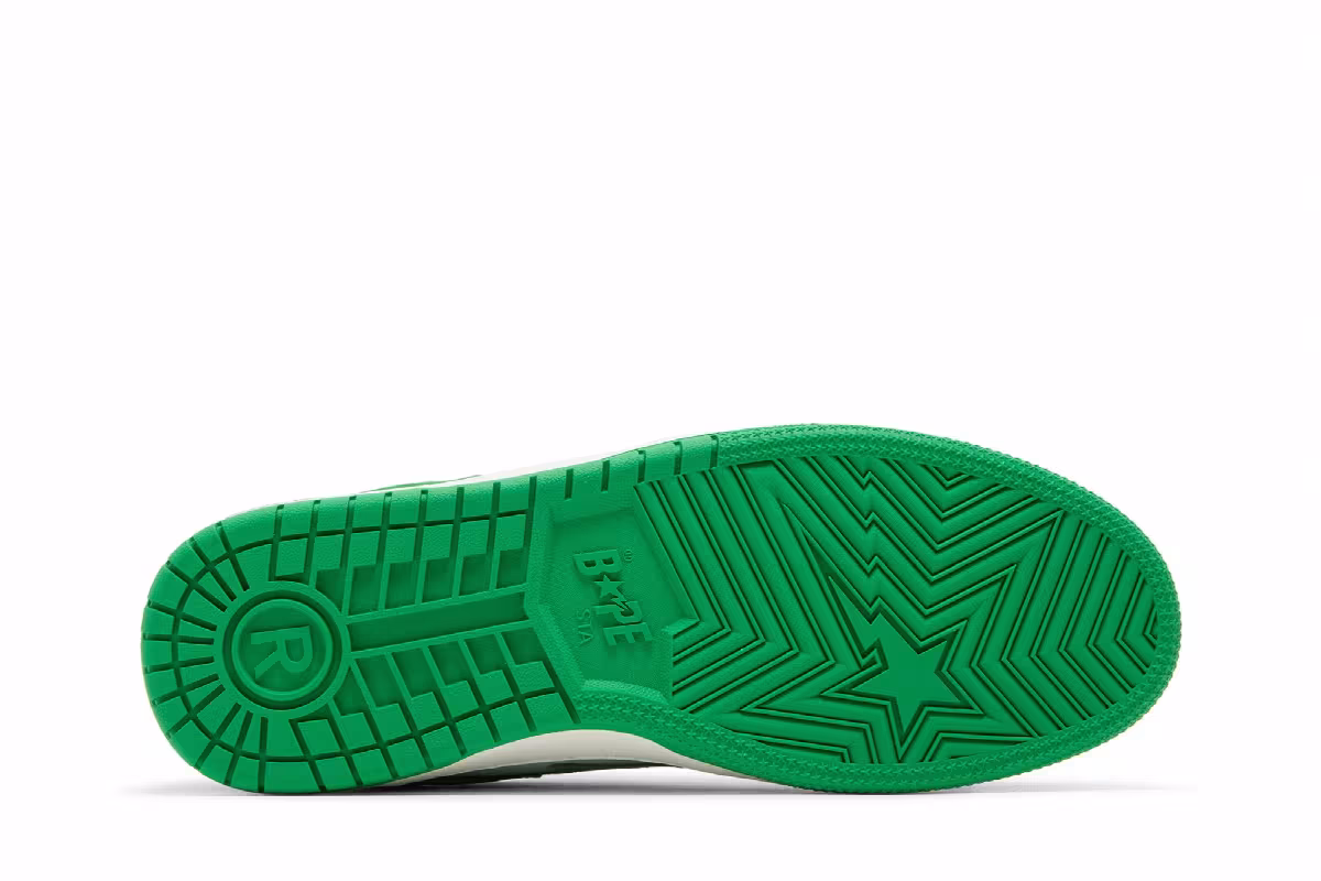 BAPE Sk8 Sta #4 Green Gradient, view 5