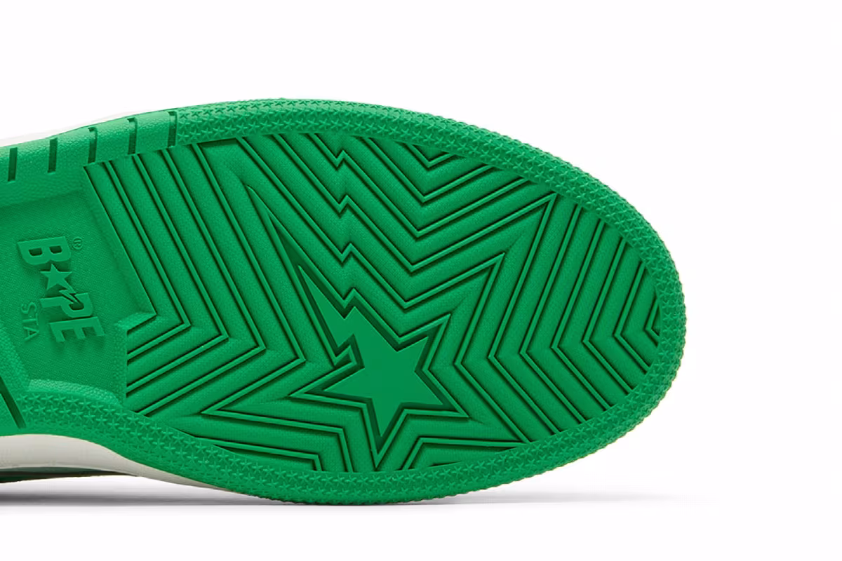 BAPE Sk8 Sta #4 Green Gradient, view 6