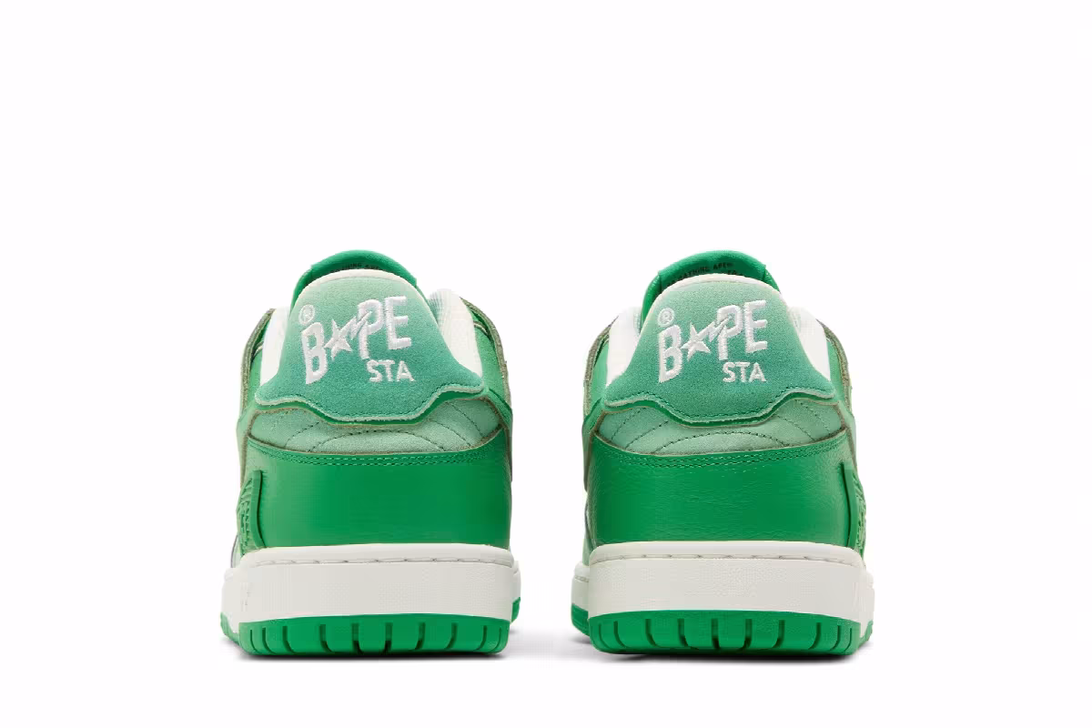 BAPE Sk8 Sta #4 Green Gradient, view 7